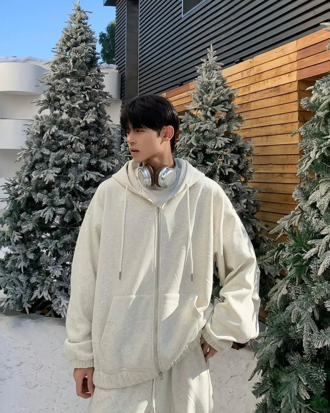 Loose Zip Hoodie＆Sweatpants BKC0232