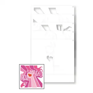 Loving Arms | Mixed Media Layering Stencil