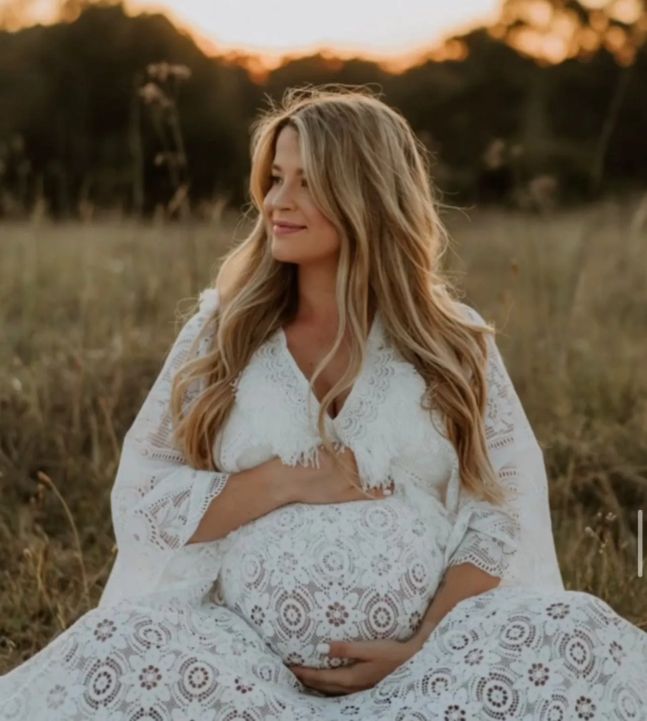 Luna Maternity Photoshoot Dress