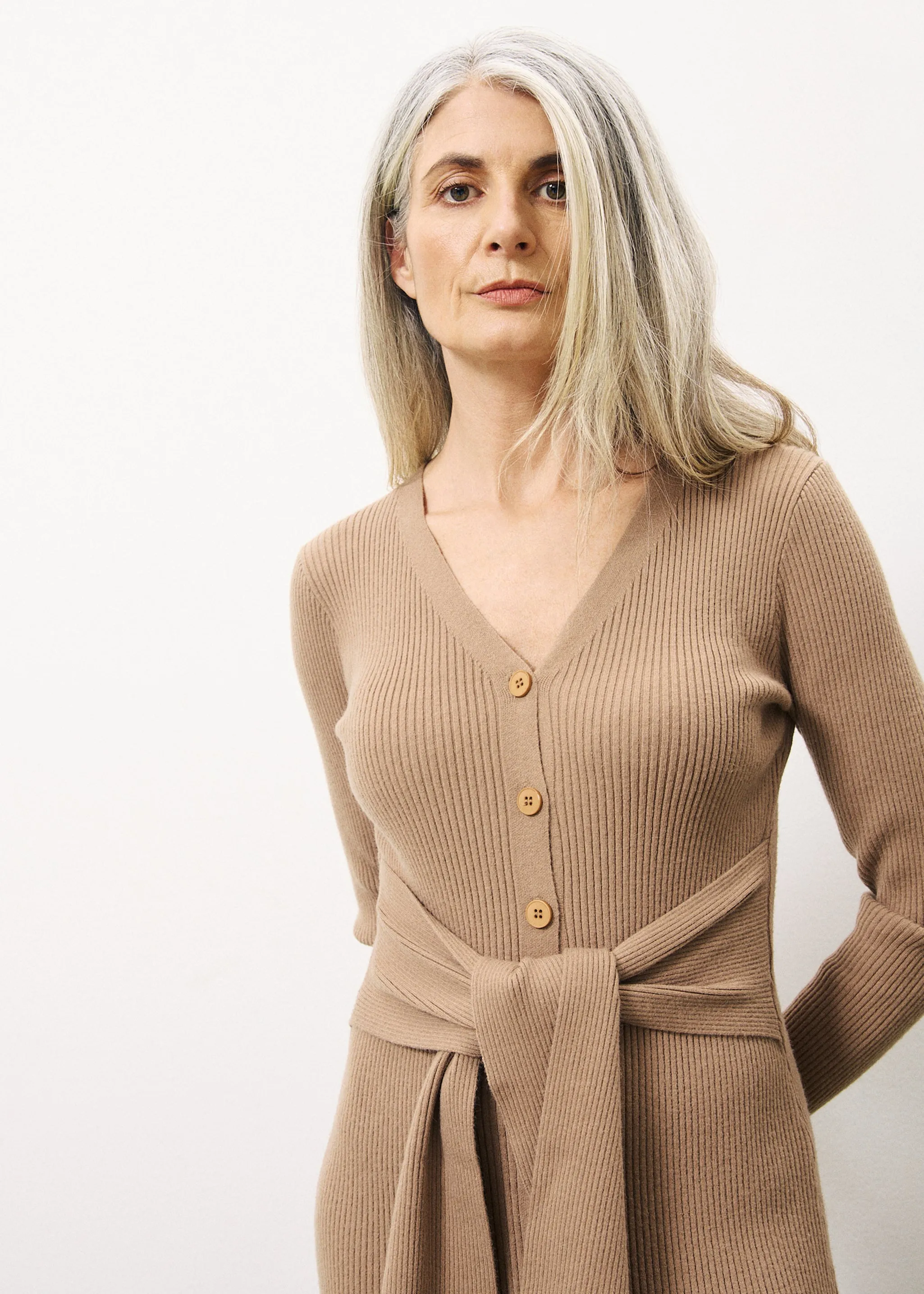 Margaux Camel Dress