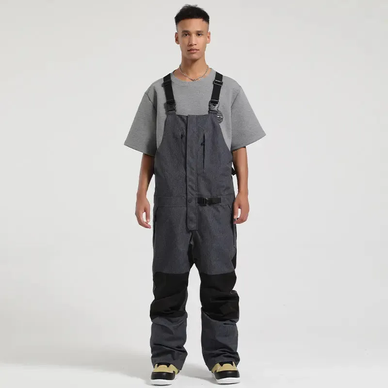 Matching Couple Insulated Snow Bib Pants