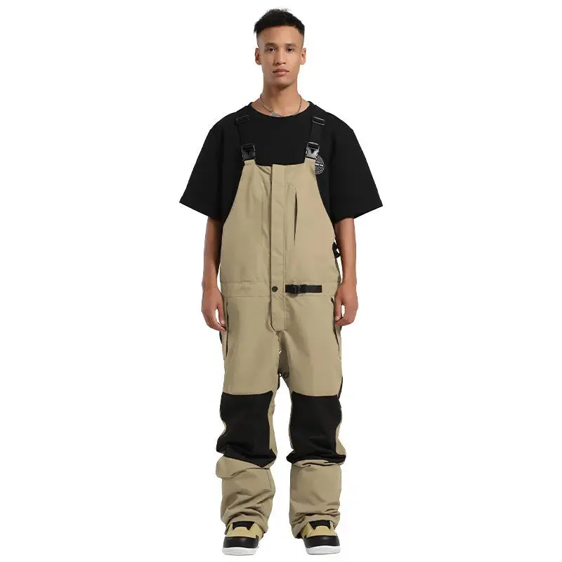 Matching Couple Insulated Snow Bib Pants