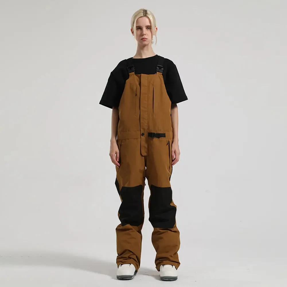 Matching Couple Insulated Snow Bib Pants