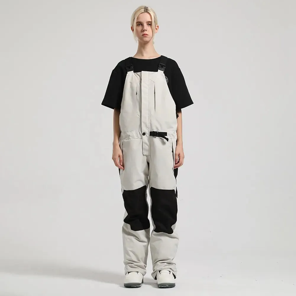 Matching Couple Insulated Snow Bib Pants