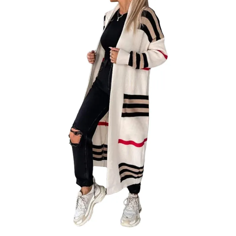 MB FASHION LONG CHIC CARDIGAN SWEATER COAT 9843LY