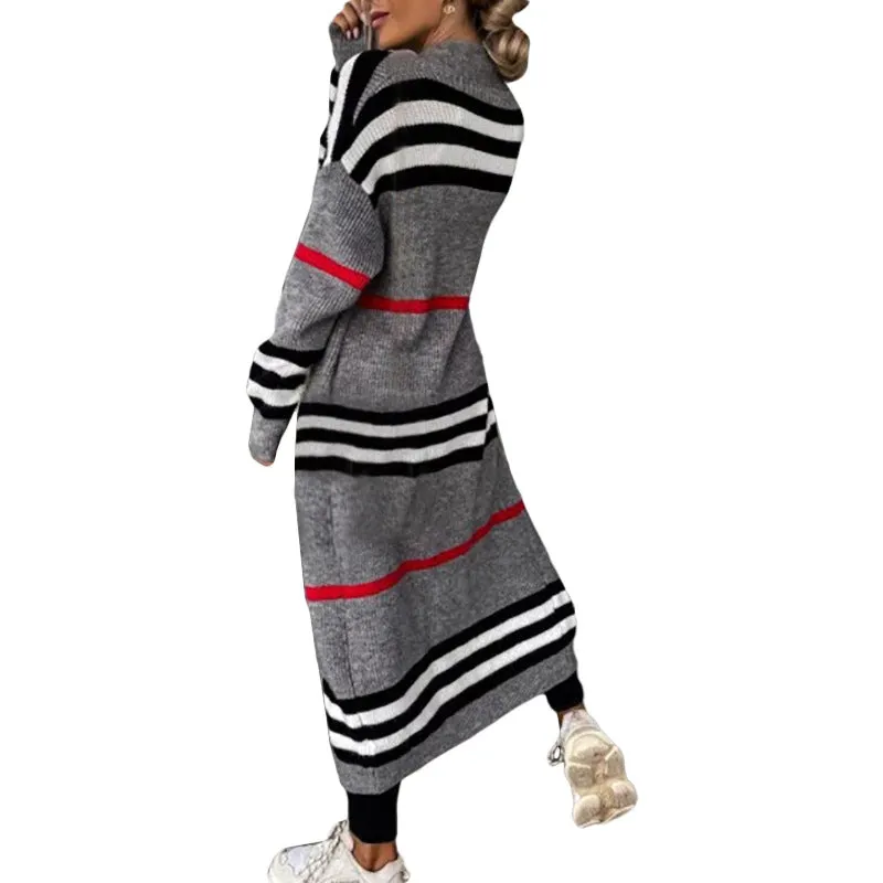 MB FASHION LONG CHIC CARDIGAN SWEATER COAT 9843LY