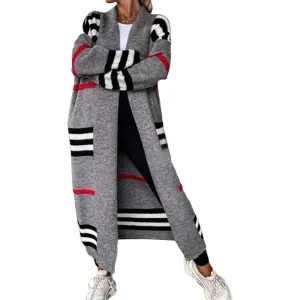 MB FASHION LONG CHIC CARDIGAN SWEATER COAT 9843LY