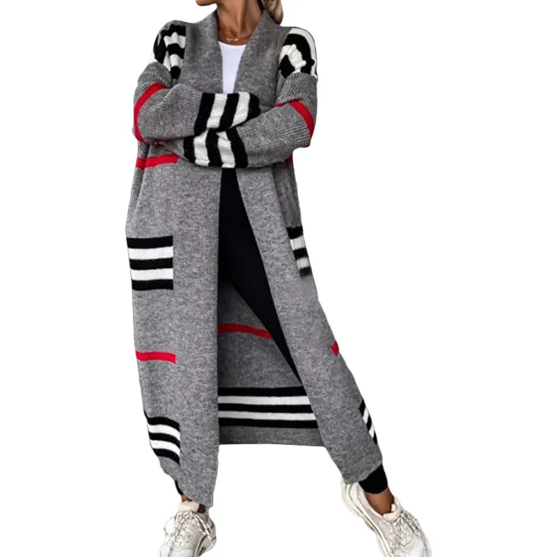 MB FASHION LONG CHIC CARDIGAN SWEATER COAT 9843LY