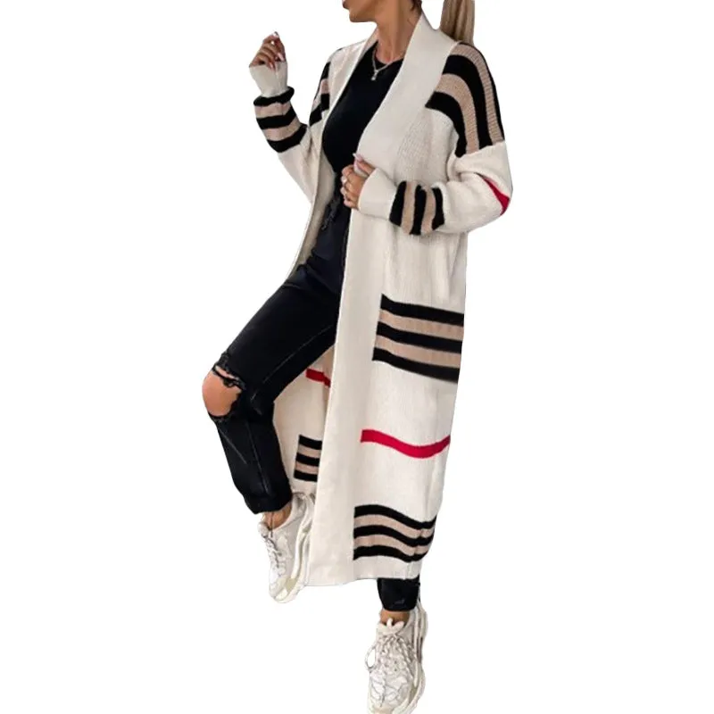 MB FASHION LONG CHIC CARDIGAN SWEATER COAT 9843LY