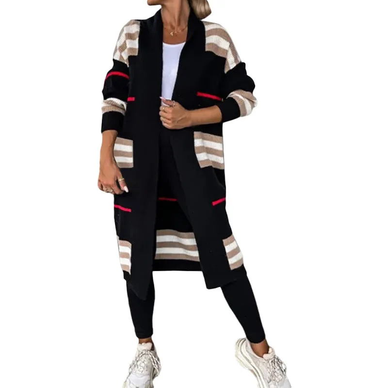 MB FASHION LONG CHIC CARDIGAN SWEATER COAT 9843LY