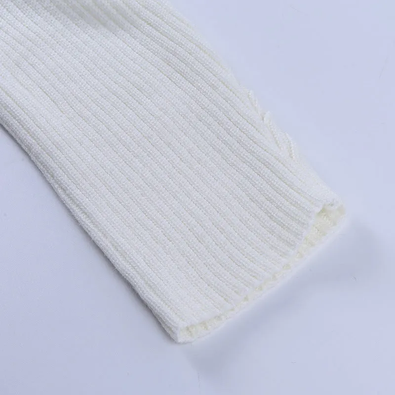 MB FASHION Ribbed Knit Long-Sleeve Shrug 7249LY