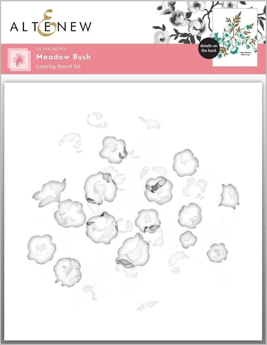 Meadow Bush Layering Stencil Set (4 in 1)
