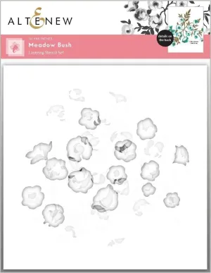 Meadow Bush Layering Stencil Set (4 in 1)