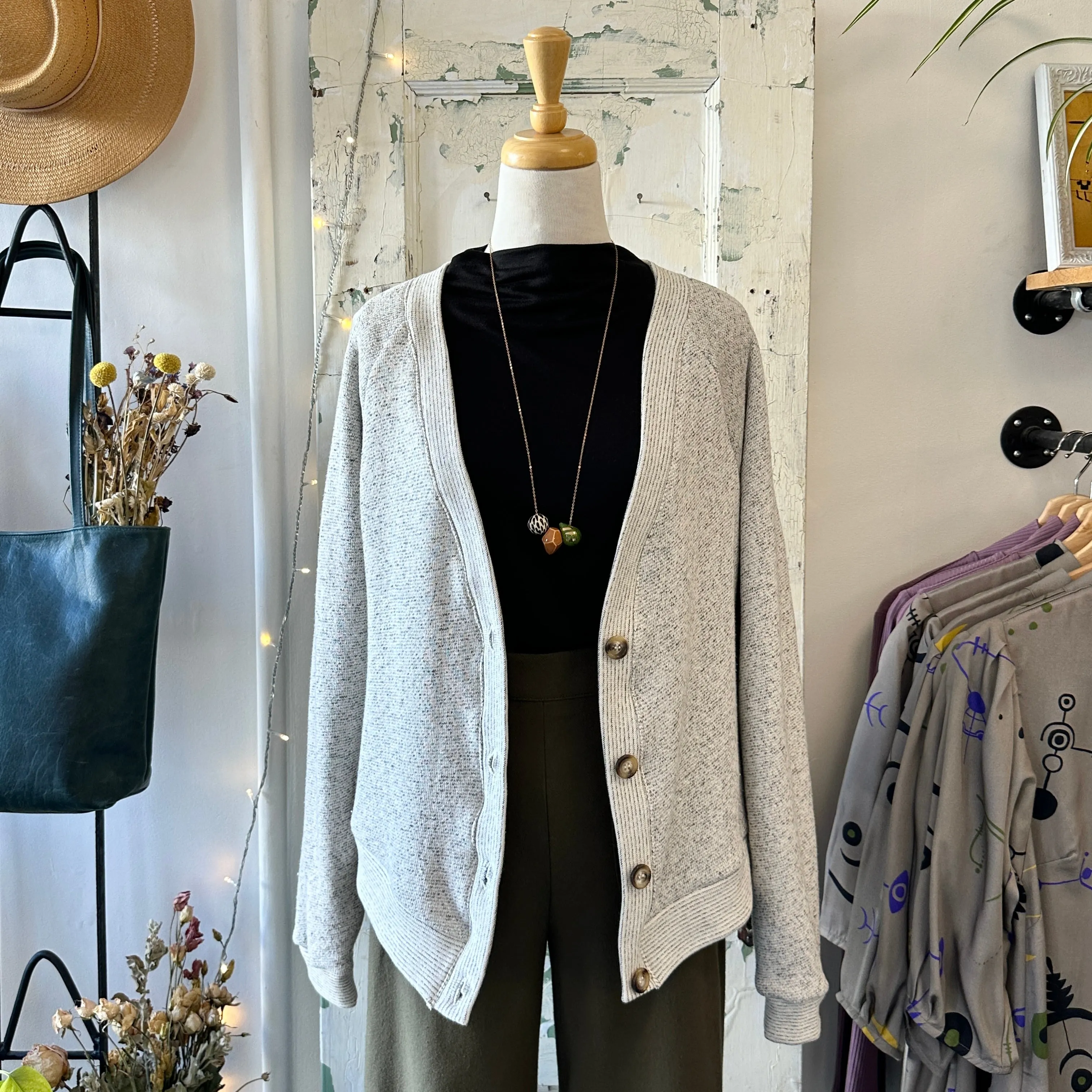 Meemoza // Fleetwood Cardigan Oatmeal