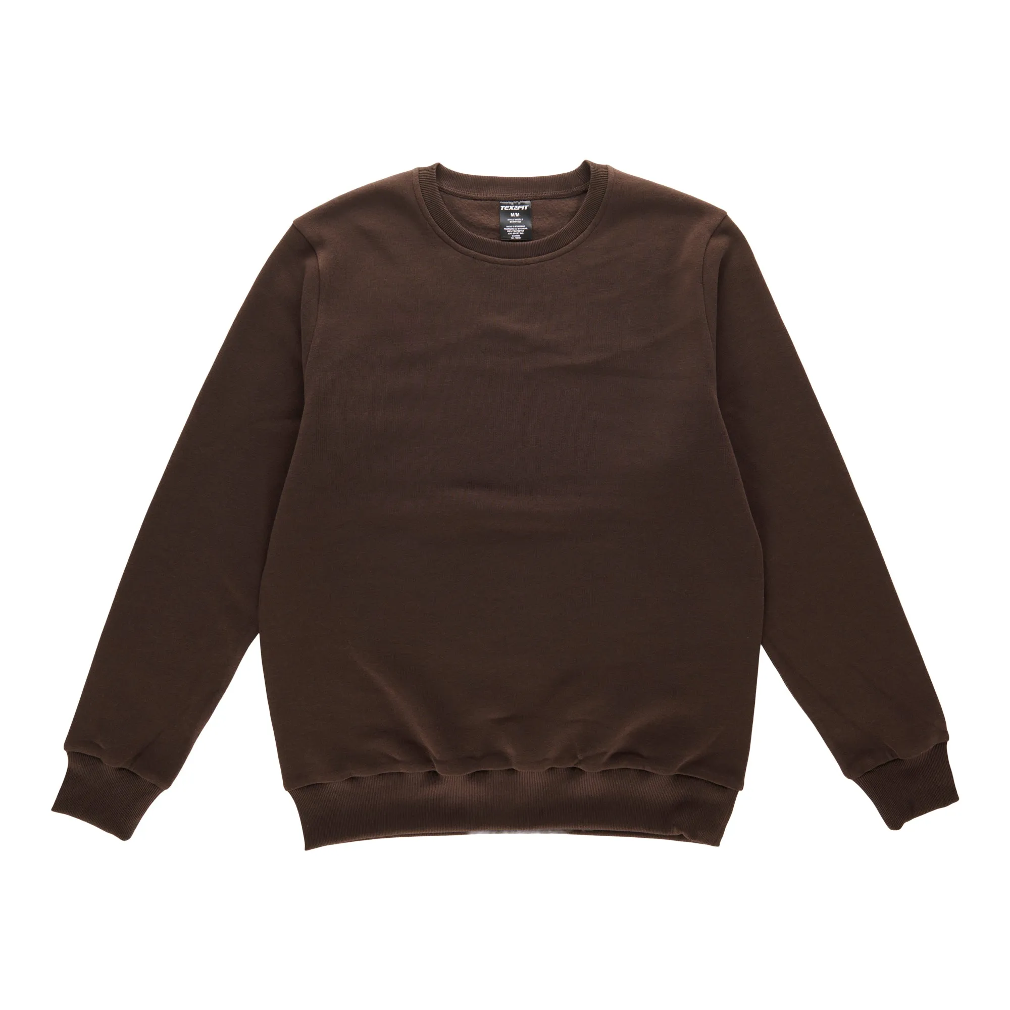 Men's Crew Neck Long Sleeve Fleece Sweater