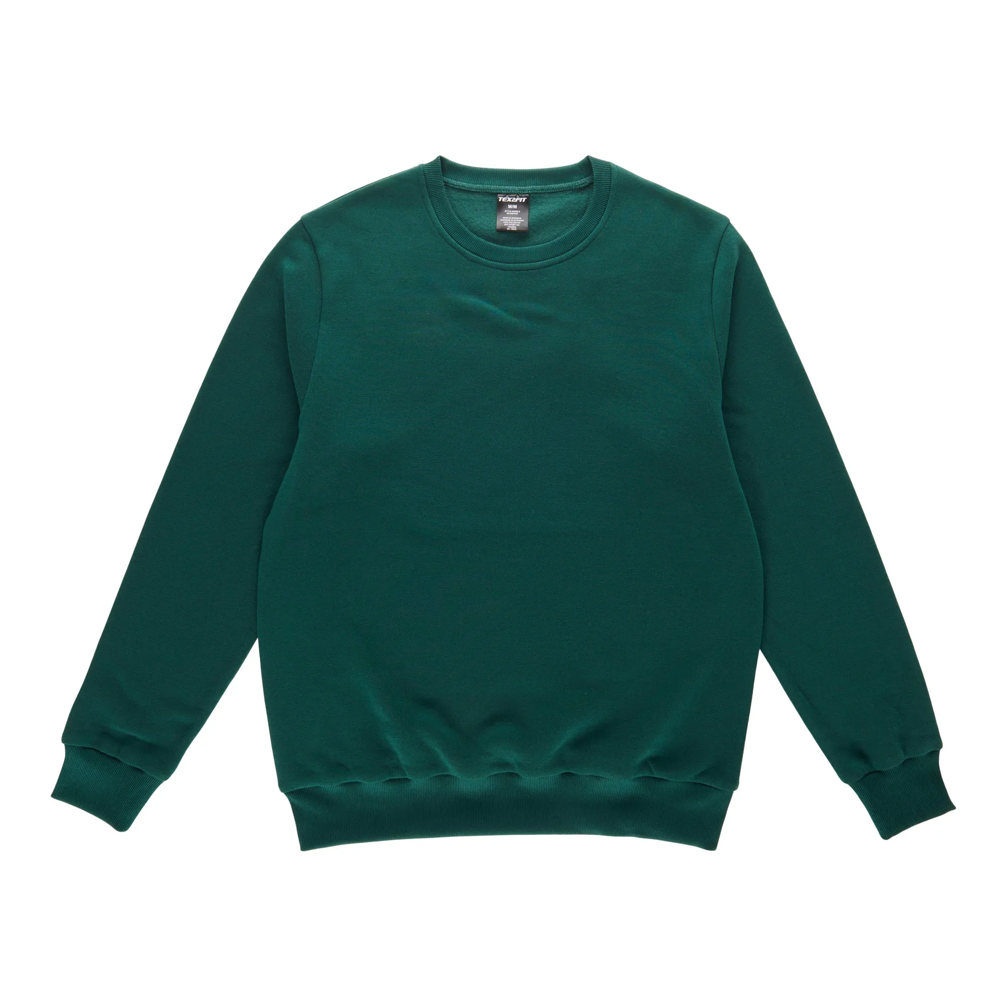 Men's Crew Neck Long Sleeve Fleece Sweater