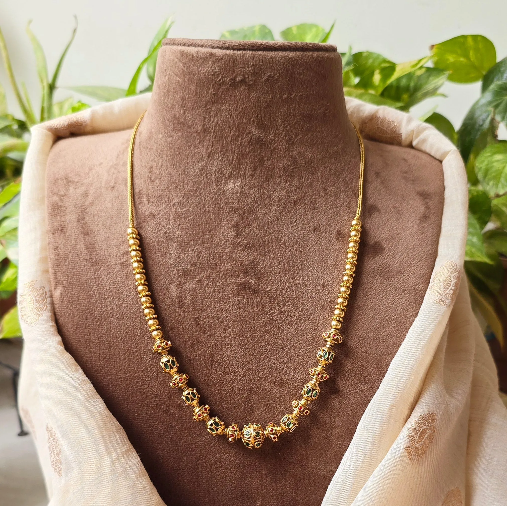 Micro Gold Plated Long Chain