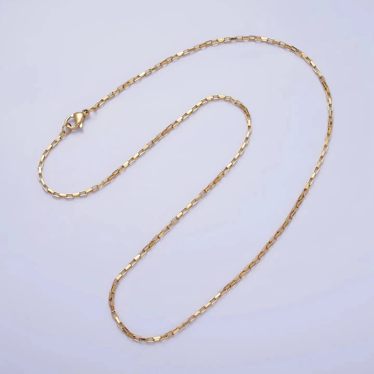 Mini Paperclip Chain Layering Necklace