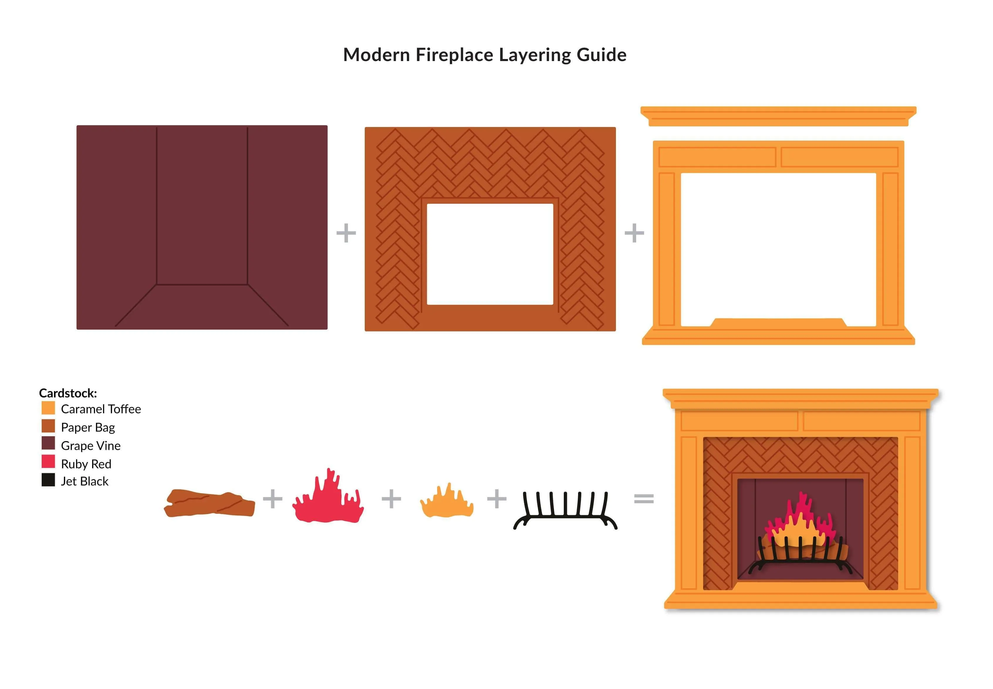 Modern Fireplace Layering Die Set