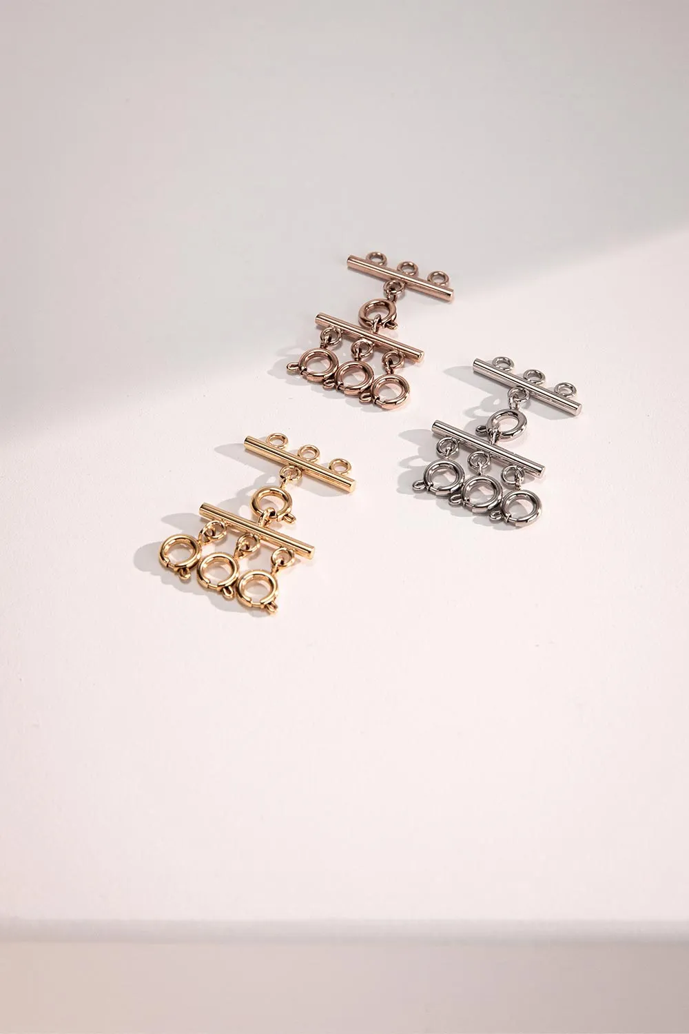 Necklace separator for layering Gold