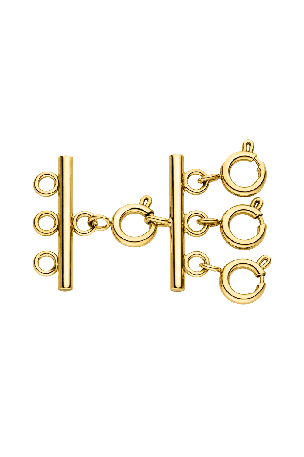 Necklace separator for layering Gold