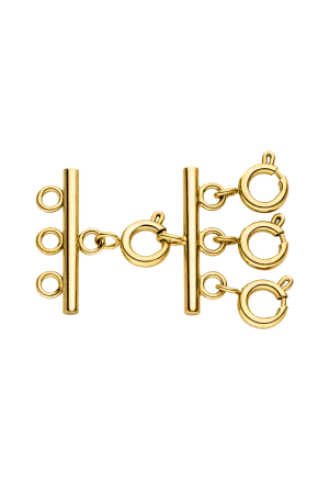 Necklace separator for layering Gold