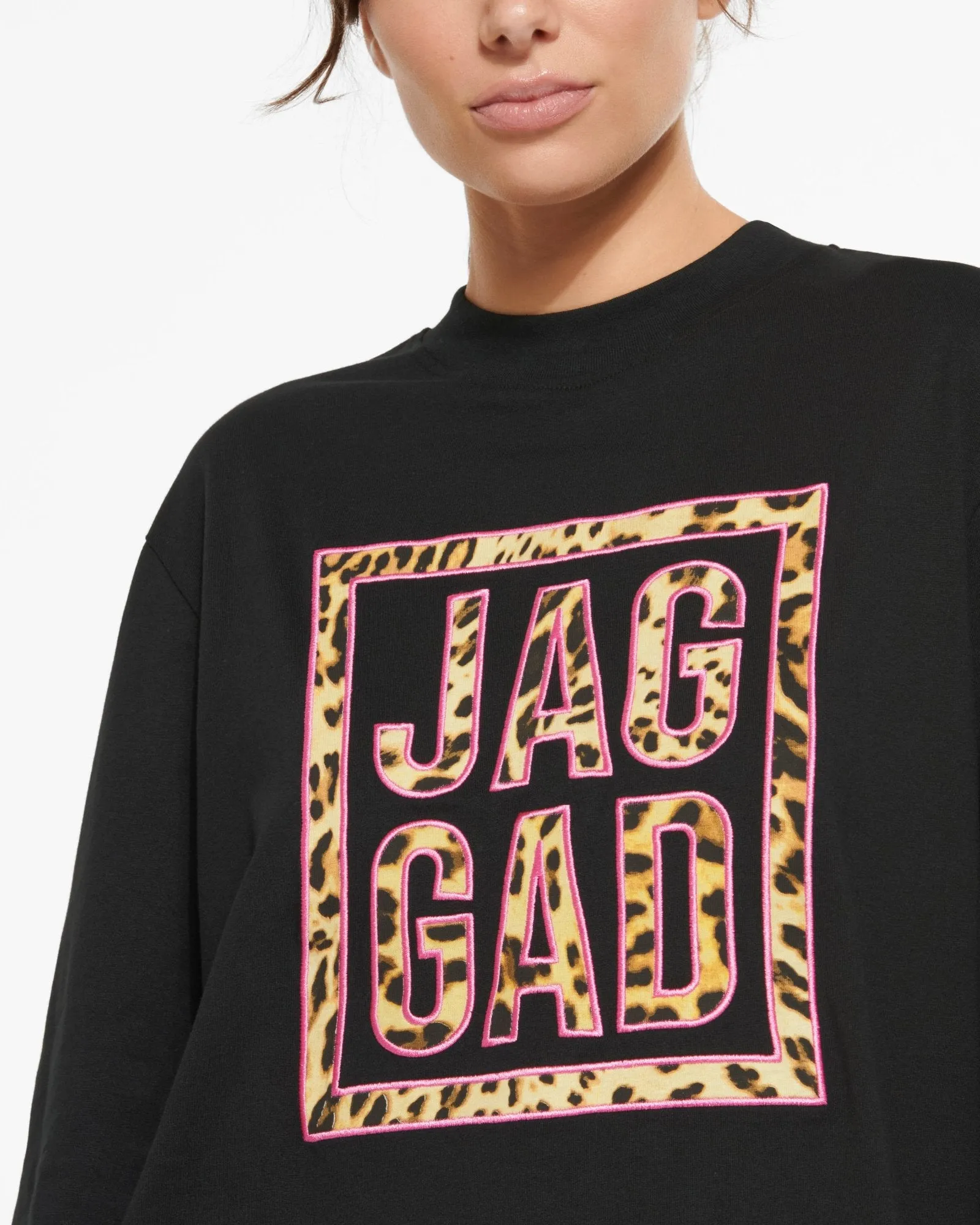 NORMANDY OVERSIZED LONG SLEEVE TEE BLACK