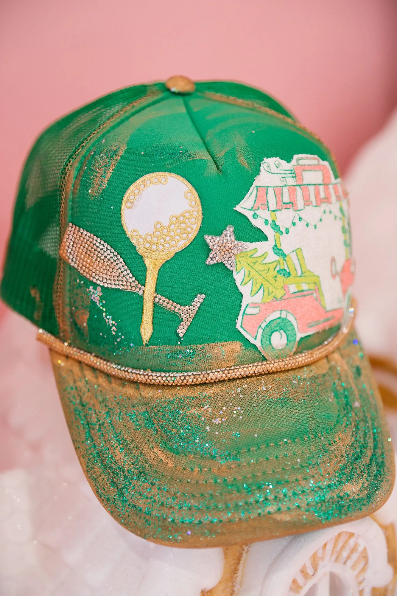 OH WHAT FUN GOLF TRUCKER HAT