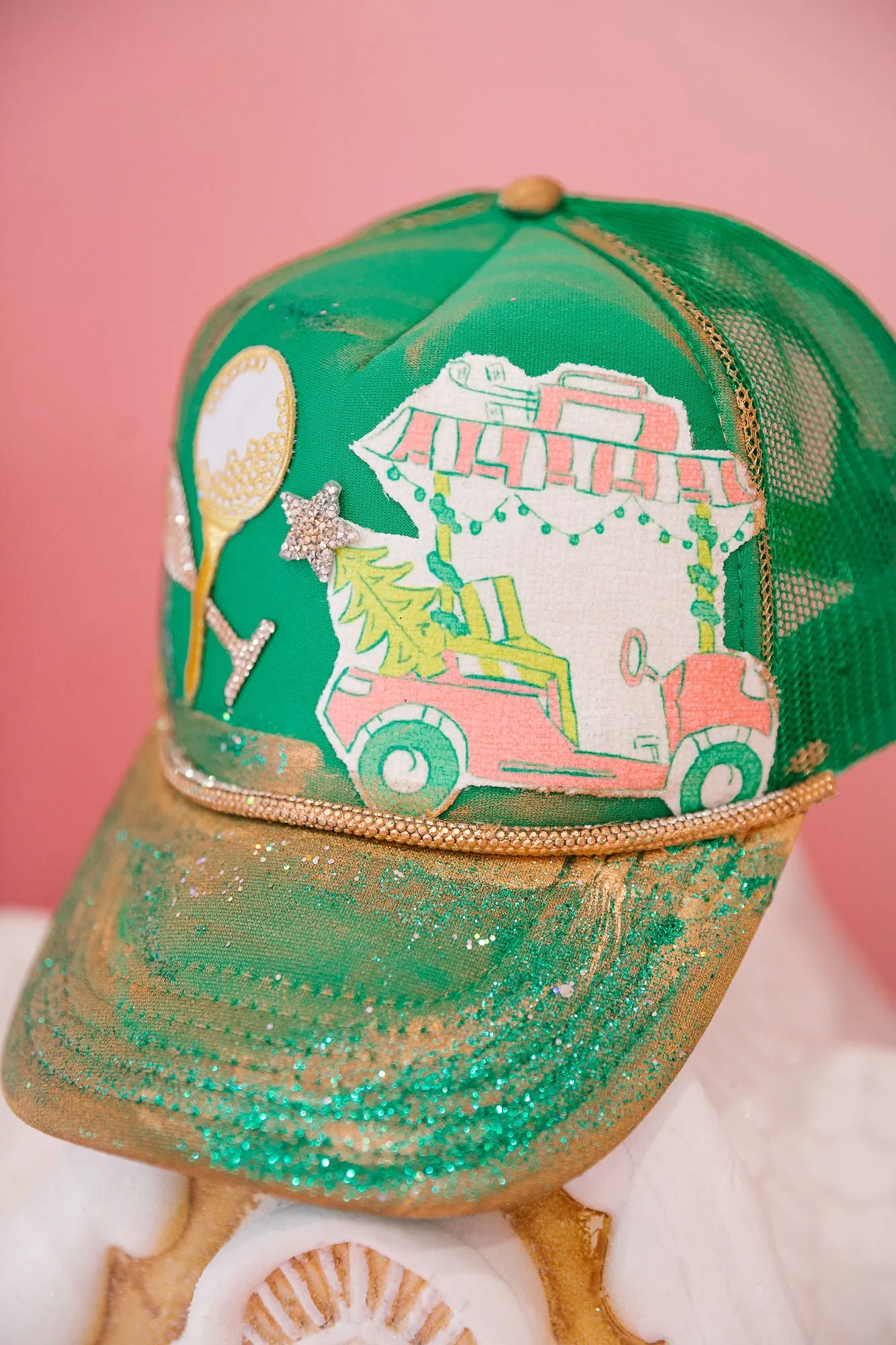 OH WHAT FUN GOLF TRUCKER HAT