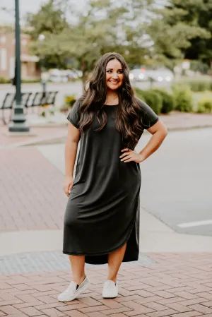 On The Edge Dress- Black