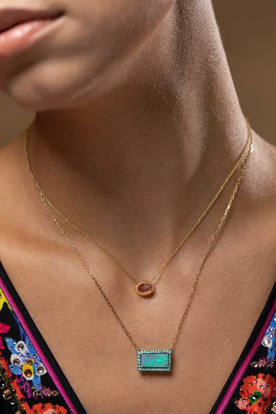 Opal Layering Necklace