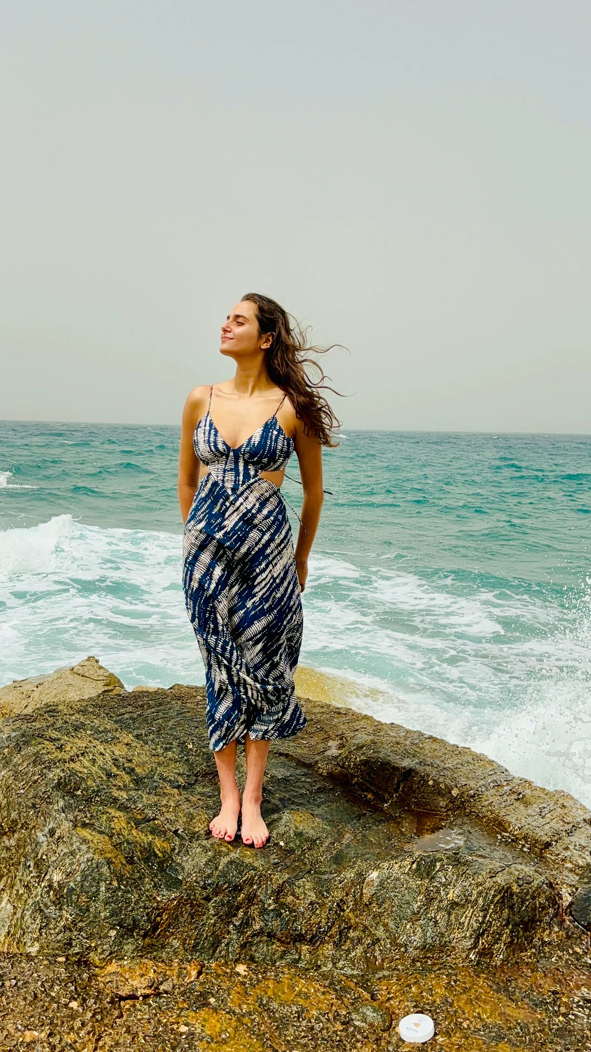 Open sides long Dress