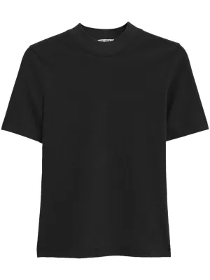 Organic Cotton Black T-shirt for Women