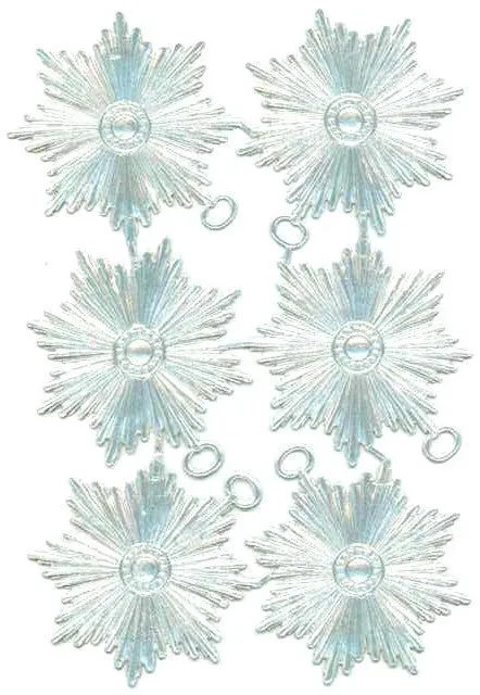 Ornament Star Medallion Halo, Dresden Trim