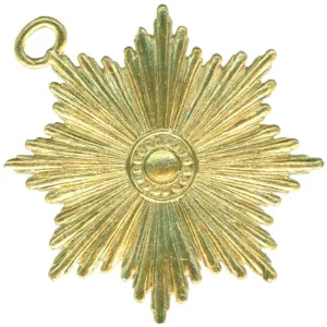 Ornament Star Medallion Halo, Dresden Trim