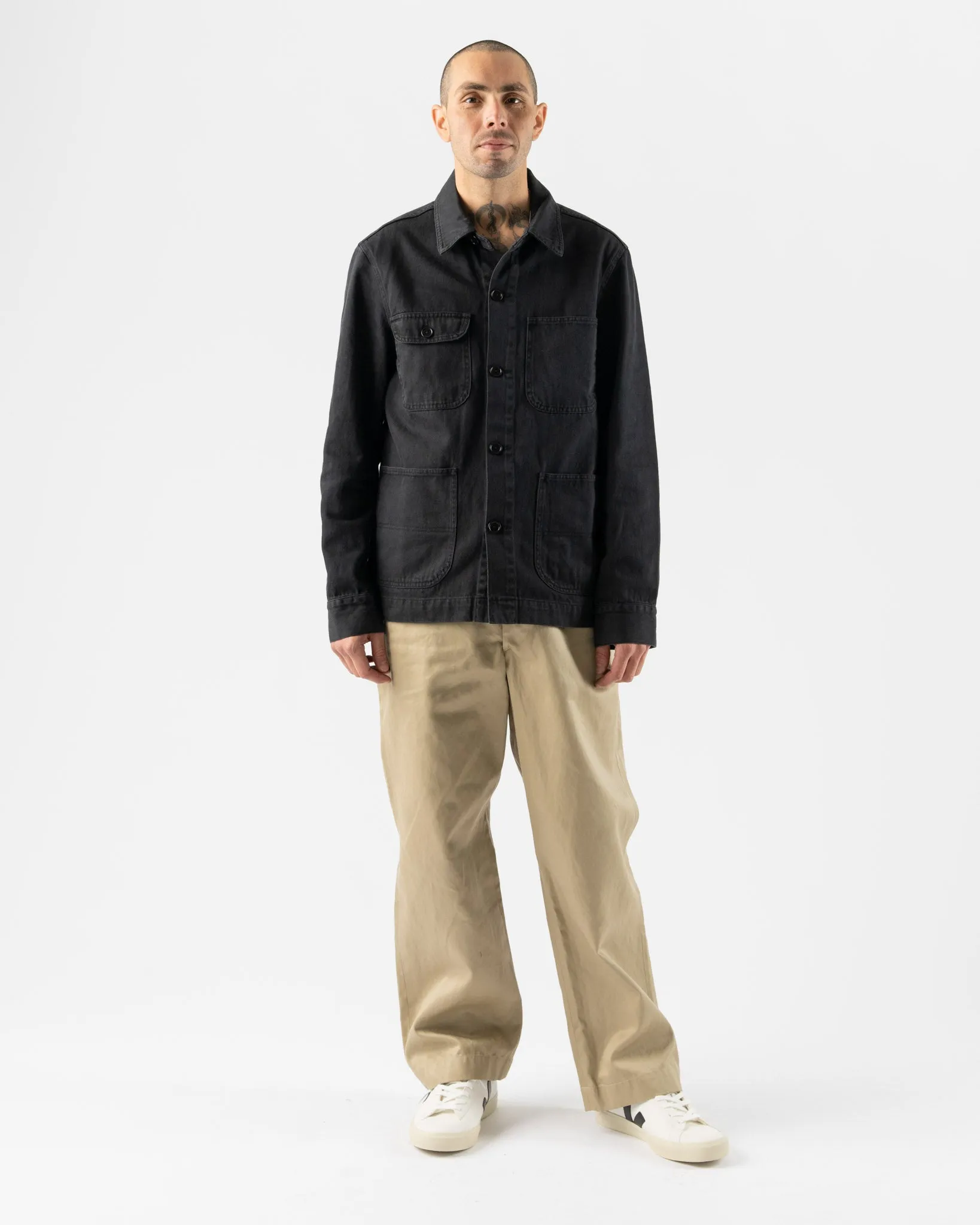 orSlow Vintage Fit Army Trousers in Khaki