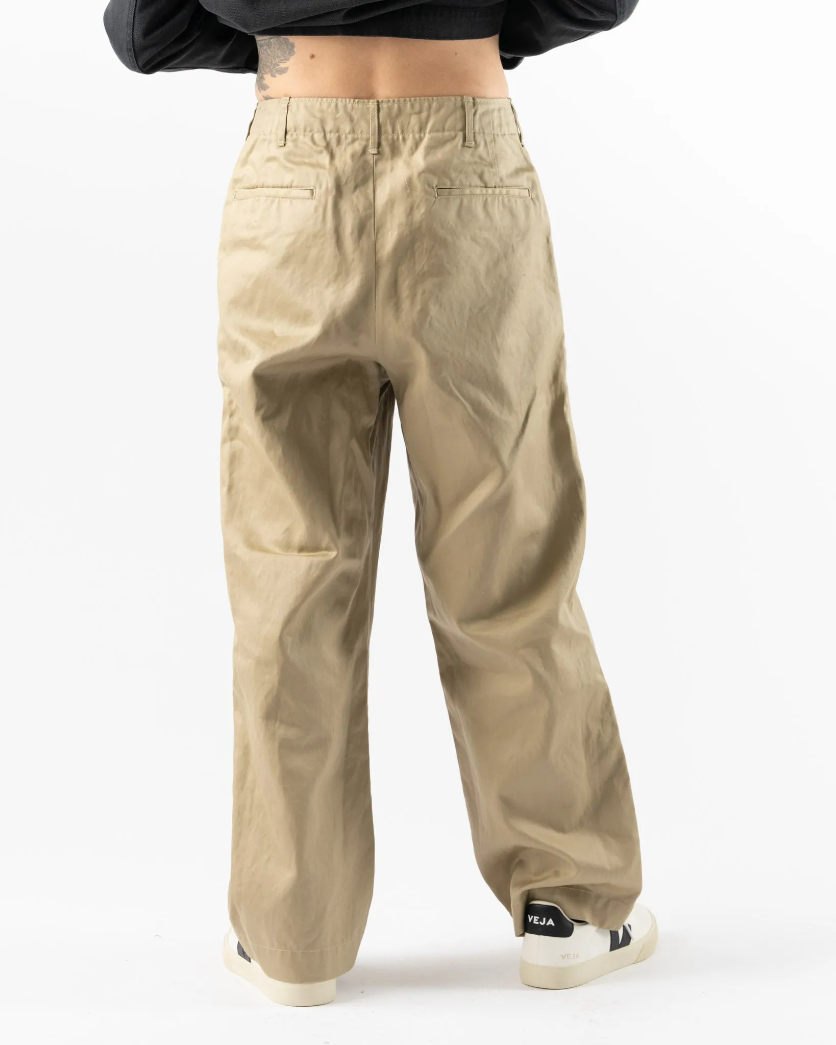 orSlow Vintage Fit Army Trousers in Khaki