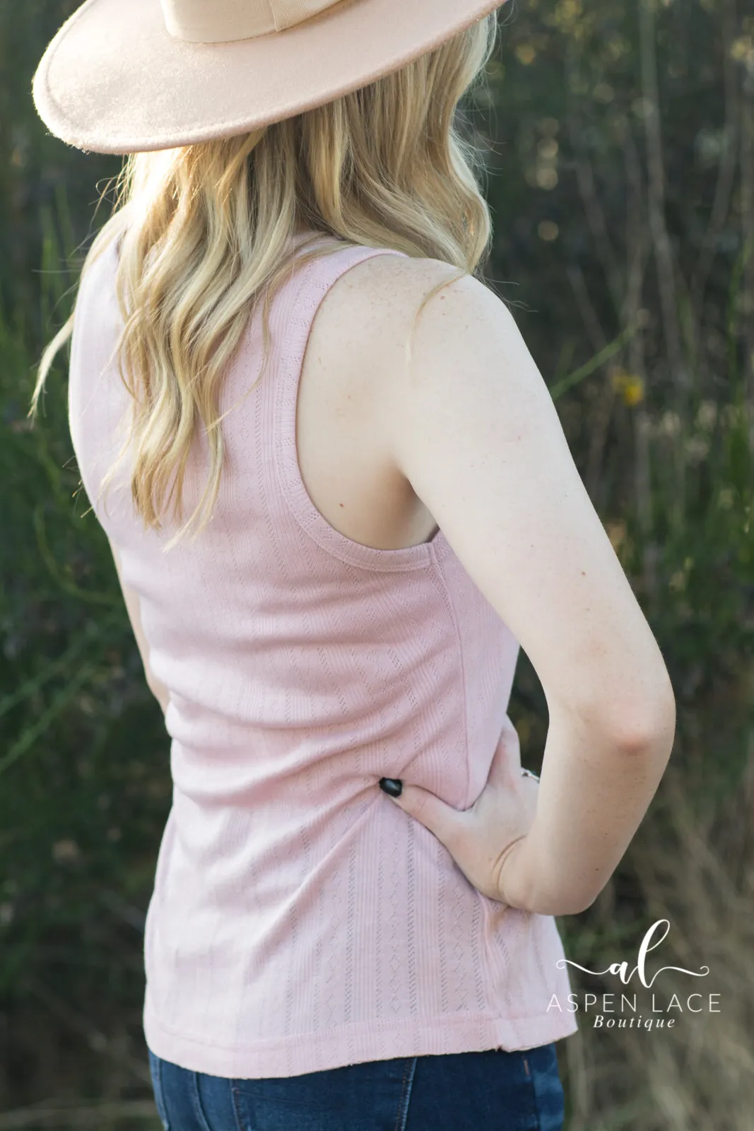 *Outlet* Jenna Tank (Blush)