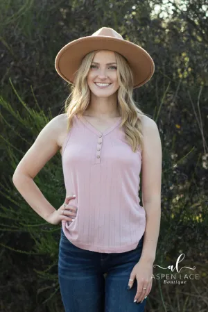 *Outlet* Jenna Tank (Blush)