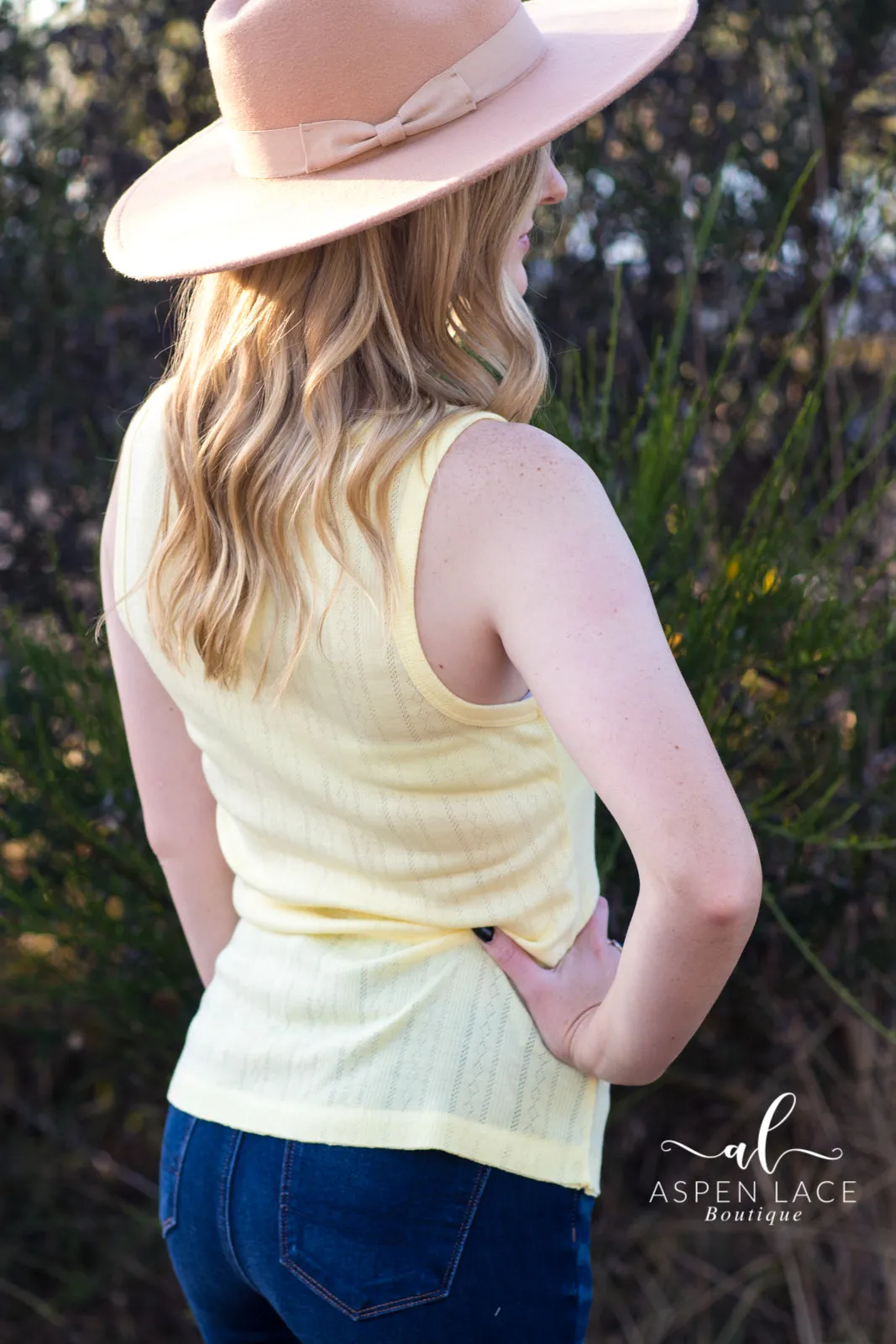 *Outlet* Jenna Tank (Lemon)