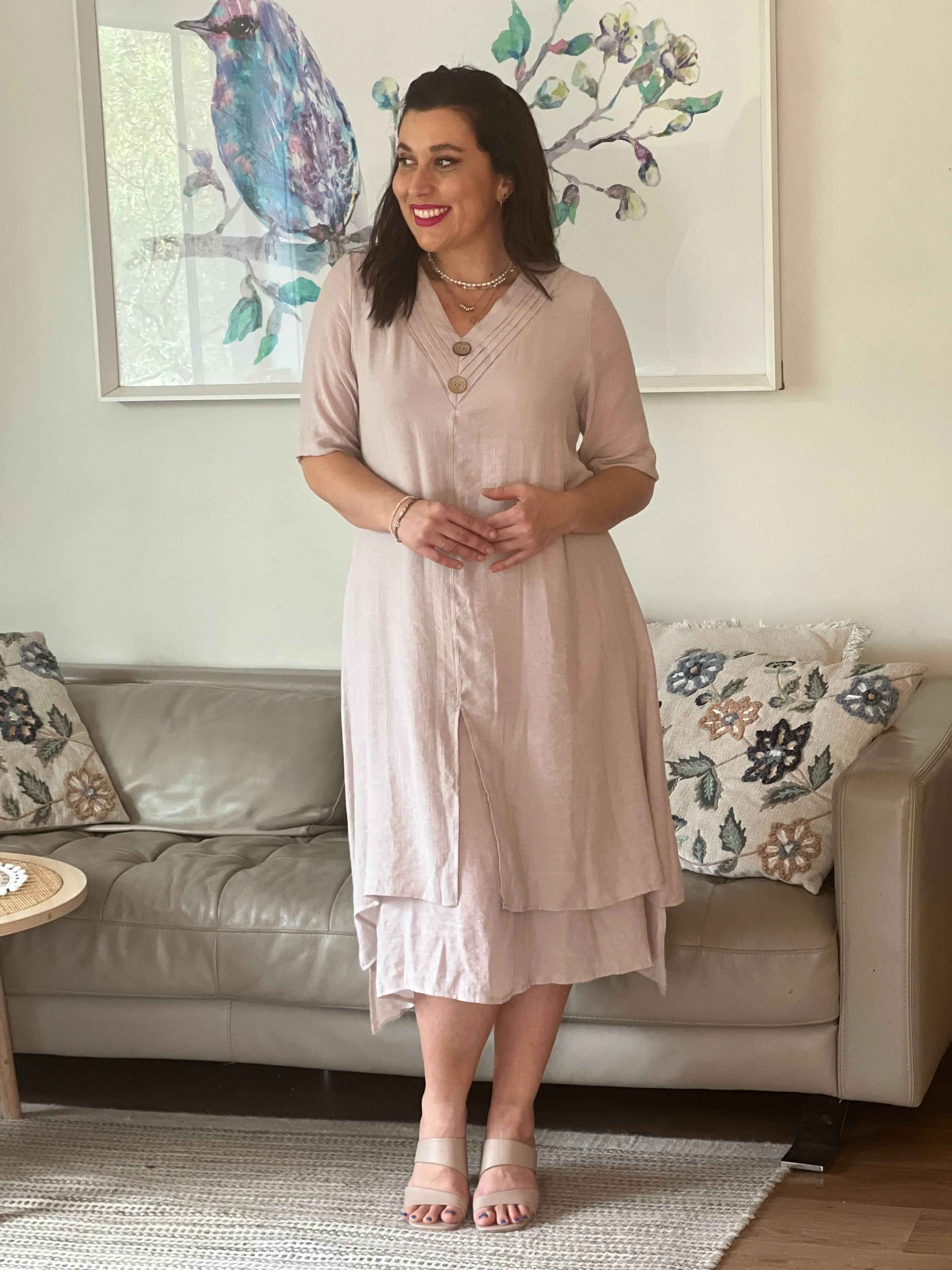 Oxley Taupe Layering Dress
