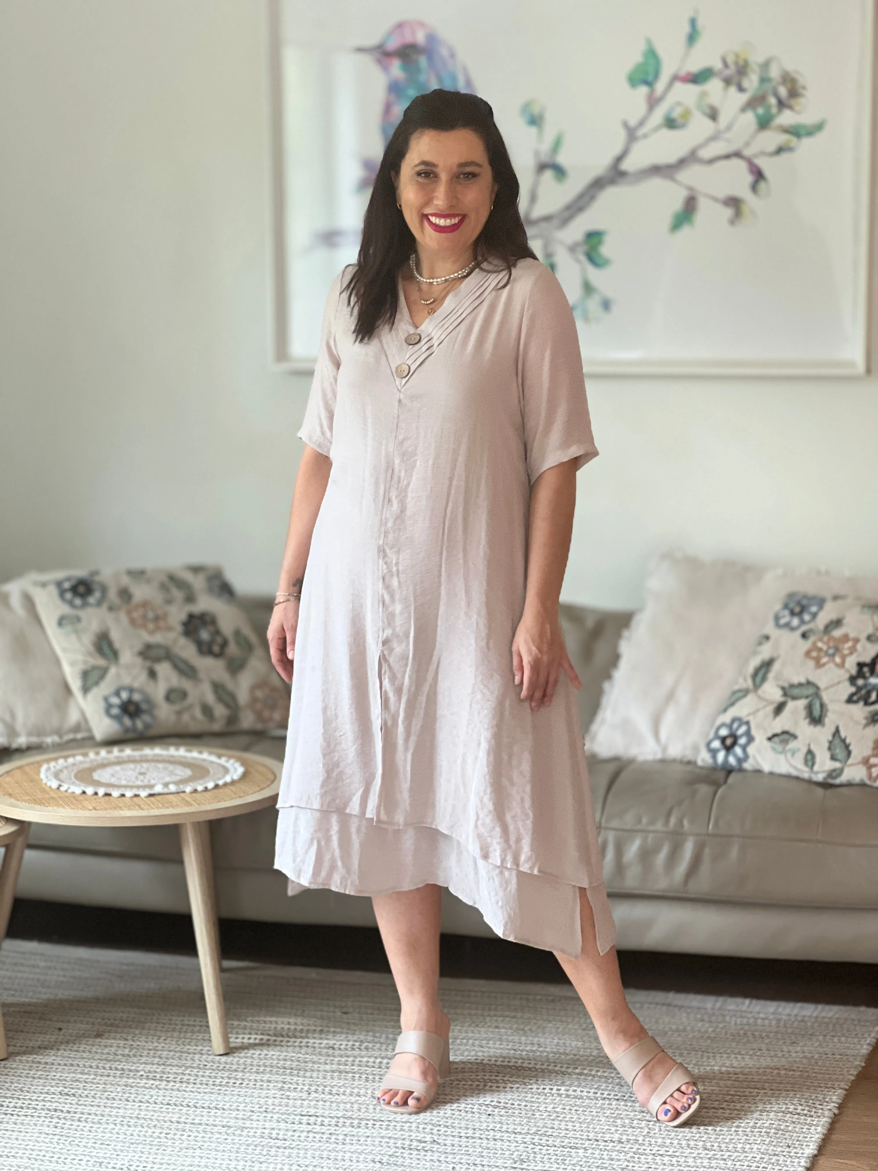 Oxley Taupe Layering Dress