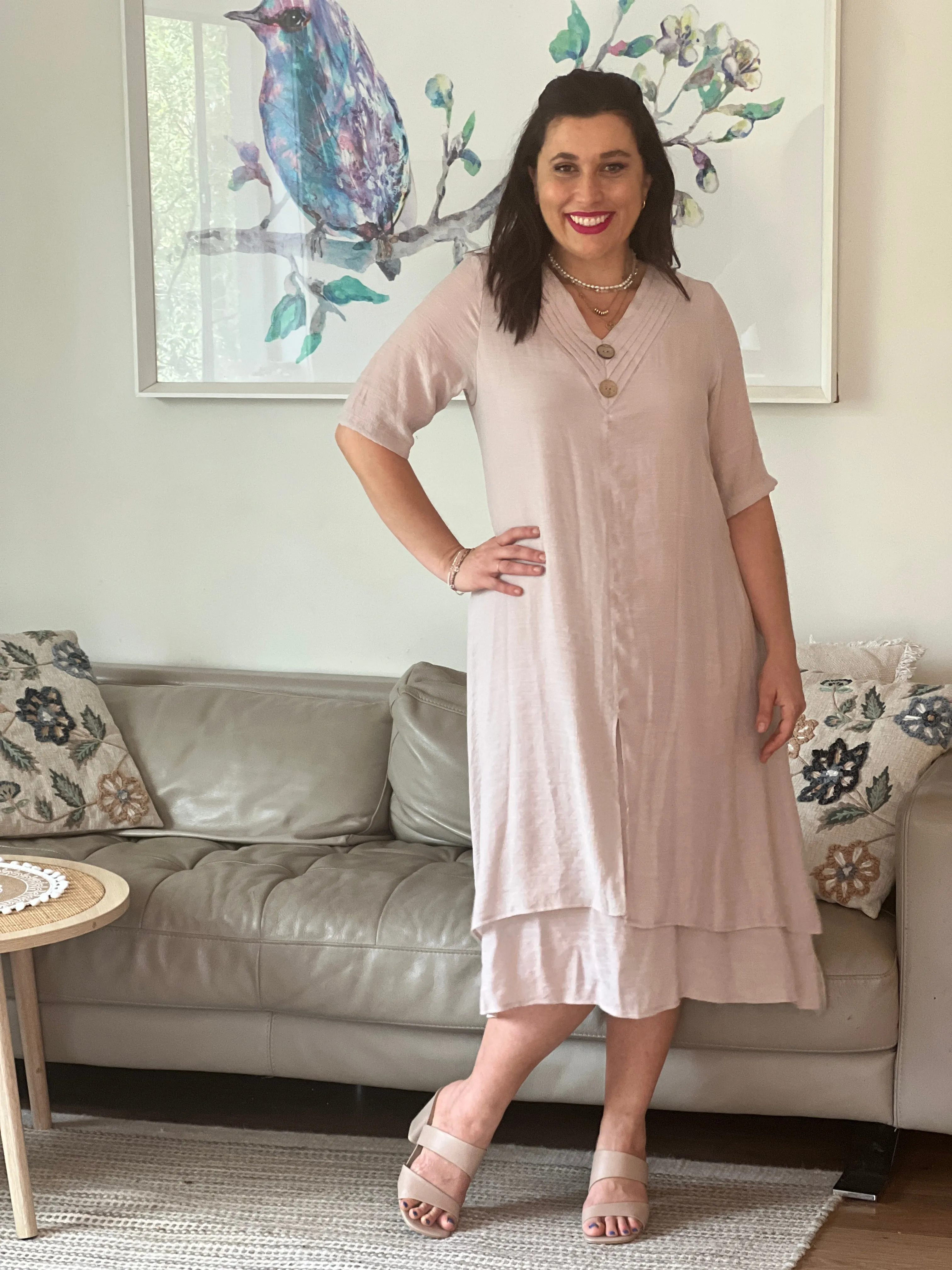 Oxley Taupe Layering Dress