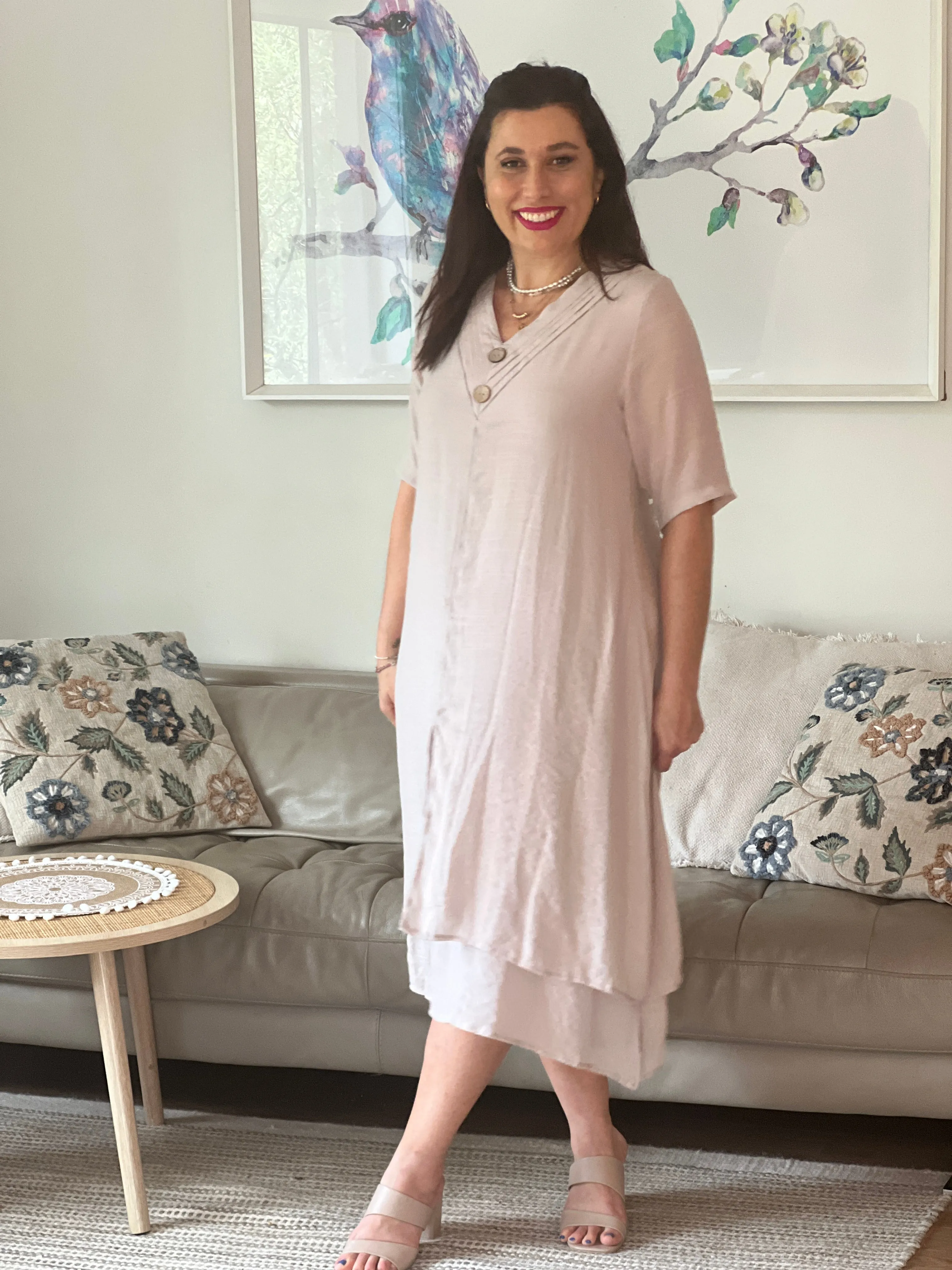 Oxley Taupe Layering Dress