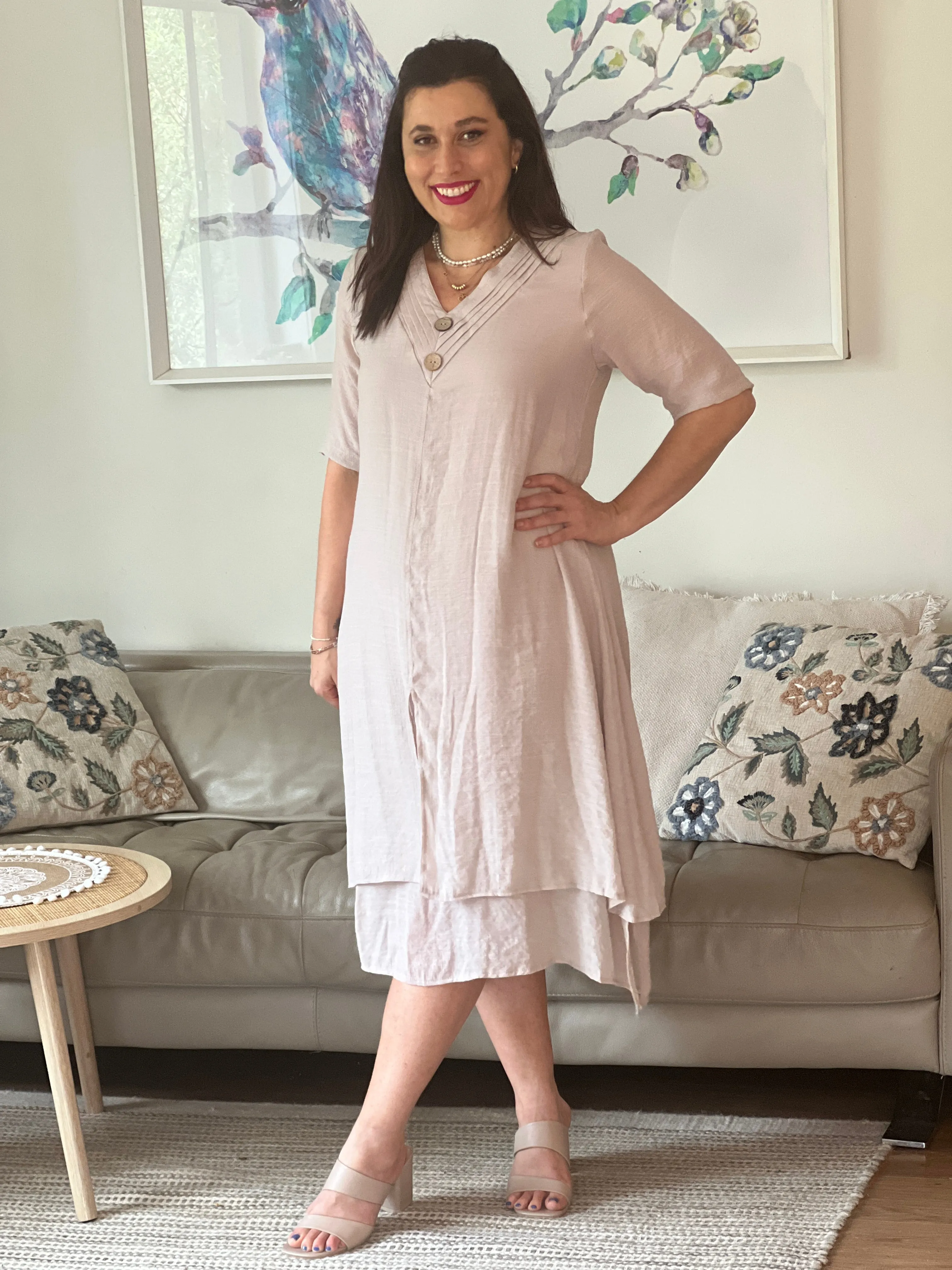 Oxley Taupe Layering Dress