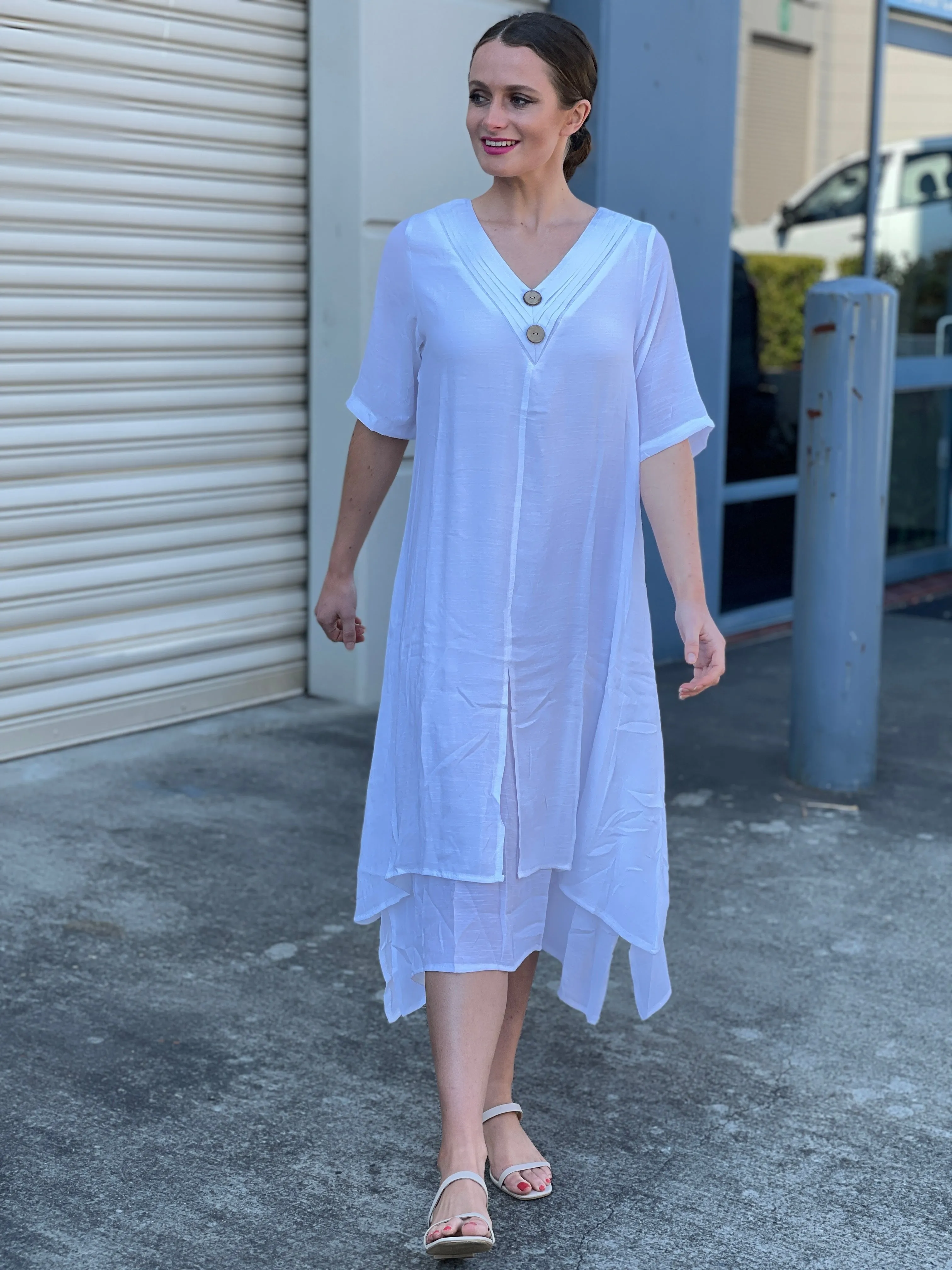 Oxley White Layering Dress