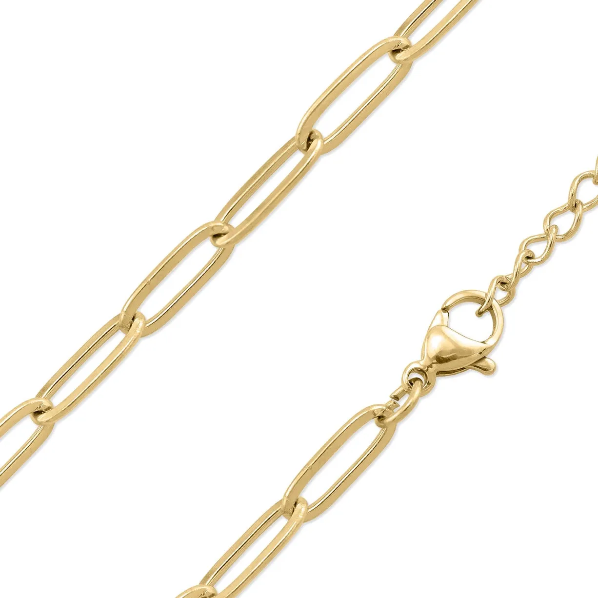 Paperclip Chain Layering Necklace