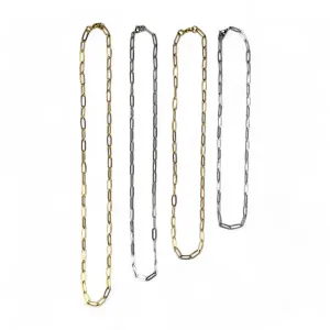 Paperclip Layering Necklace Chain