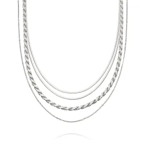 Parallel Intention Necklace Layering Set