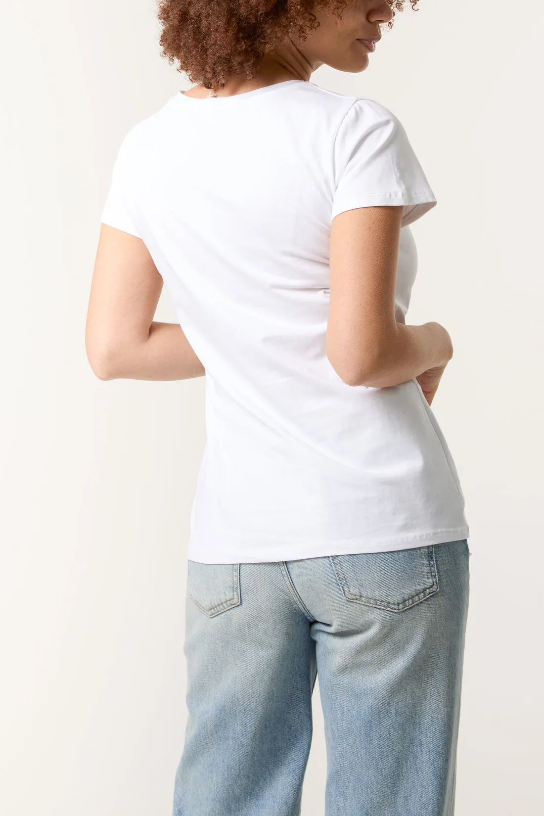 Paris White T Shirt Lemon Motif